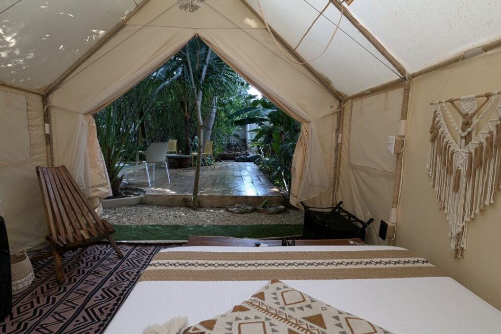 Glamping en Mérida, Eco hospedaje en Yucatán, comodidad